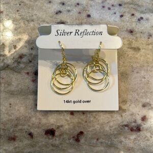 VPL Gold Geometric Dangle Earrings